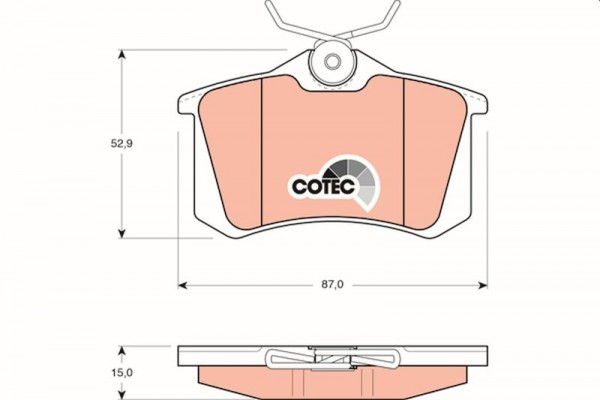 <br />
<b>Notice</b>:  Undefined index: brand_name in <b>/home/otopar10/public_html/store/product.php</b> on line <b>1790</b><br />
<br />
<b>Notice</b>:  Undefined index: category_name in <b>/home/otopar10/public_html/store/product.php</b> on line <b>1790</b><br />
Fren Balatası Arka GDB823 - Volkswagen A4 A6 Golf 2-3-4 Jetta 2 Passat Polo 3 (1983-2006) -  
