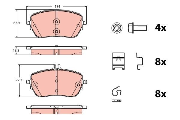 <br />
<b>Notice</b>:  Undefined index: brand_name in <b>/home/otopar10/public_html/store/product.php</b> on line <b>1790</b><br />
<br />
<b>Notice</b>:  Undefined index: category_name in <b>/home/otopar10/public_html/store/product.php</b> on line <b>1790</b><br />
 Fren Balatası Ön GDB2330 - Mercedes-Benz 118 177 247 (2018-) -  