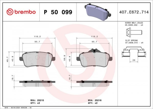 <br />
<b>Notice</b>:  Undefined index: brand_name in <b>/home/otopar10/public_html/store/product.php</b> on line <b>1790</b><br />
<br />
<b>Notice</b>:  Undefined index: category_name in <b>/home/otopar10/public_html/store/product.php</b> on line <b>1790</b><br />
 Fren Balatası Arka P50099 - Mercedes-Benz 117 156 166 172 176 205 292 (2013-2024) -  