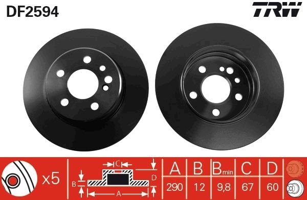 <br />
<b>Notice</b>:  Undefined index: brand_name in <b>/home/otopar10/public_html/store/product.php</b> on line <b>1790</b><br />
<br />
<b>Notice</b>:  Undefined index: category_name in <b>/home/otopar10/public_html/store/product.php</b> on line <b>1790</b><br />
 Fren Diski DF2594 - Mercedes-Benz W140 (1993-1999) -  