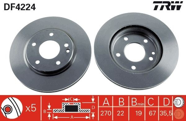 <br />
<b>Notice</b>:  Undefined index: brand_name in <b>/home/otopar10/public_html/store/product.php</b> on line <b>1790</b><br />
<br />
<b>Notice</b>:  Undefined index: category_name in <b>/home/otopar10/public_html/store/product.php</b> on line <b>1790</b><br />
 Fren Diski DF4224 - Mercedes-Benz 414 (2002-2006) -  