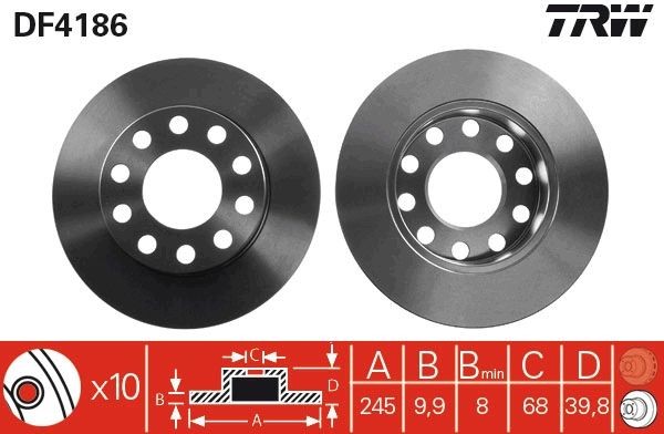 <br />
<b>Notice</b>:  Undefined index: brand_name in <b>/home/otopar10/public_html/store/product.php</b> on line <b>1583</b><br />
<br />
<b>Notice</b>:  Undefined index: category_name in <b>/home/otopar10/public_html/store/product.php</b> on line <b>1583</b><br />
 Fren Diski DF4186 - Audi A4 Exeo (2000-2014) -  