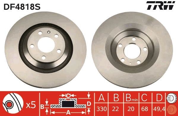 <br />
<b>Notice</b>:  Undefined index: brand_name in <b>/home/otopar10/public_html/store/product.php</b> on line <b>1790</b><br />
<br />
<b>Notice</b>:  Undefined index: category_name in <b>/home/otopar10/public_html/store/product.php</b> on line <b>1790</b><br />
 Fren Diski DF4818S - Audi A6 (2004-2012) -  