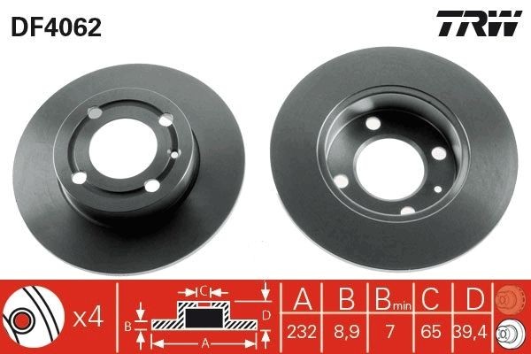 <br />
<b>Notice</b>:  Undefined index: brand_name in <b>/home/otopar10/public_html/store/product.php</b> on line <b>1790</b><br />
<br />
<b>Notice</b>:  Undefined index: category_name in <b>/home/otopar10/public_html/store/product.php</b> on line <b>1790</b><br />
 Fren Diski DF4062 - Volkswagen Polo, Seat Ibiza, Cordoba (1995-2005) -  