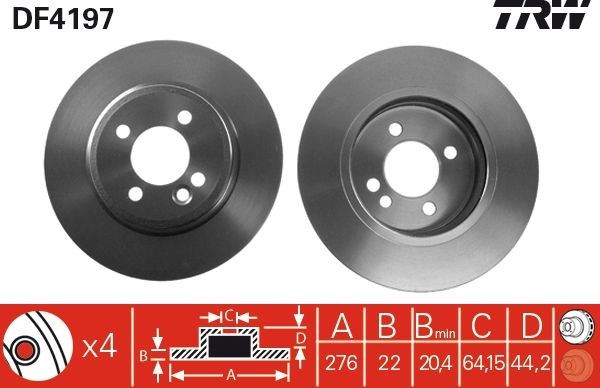 <br />
<b>Notice</b>:  Undefined index: brand_name in <b>/home/otopar10/public_html/store/product.php</b> on line <b>1790</b><br />
<br />
<b>Notice</b>:  Undefined index: category_name in <b>/home/otopar10/public_html/store/product.php</b> on line <b>1790</b><br />
 Fren Diski DF4197 - Mini R50 R52 R53 (2001-2009) -  