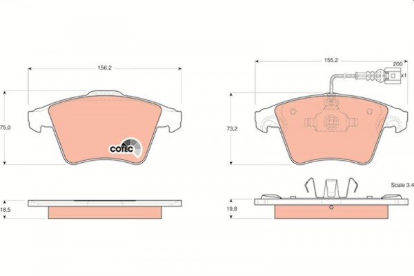 <br />
<b>Notice</b>:  Undefined index: brand_name in <b>/home/otopar10/public_html/store/product.php</b> on line <b>1790</b><br />
<br />
<b>Notice</b>:  Undefined index: category_name in <b>/home/otopar10/public_html/store/product.php</b> on line <b>1790</b><br />
 Fren Balatası GDB1555 - Volkswagen T4 T5 T6 (2003-2020) -  