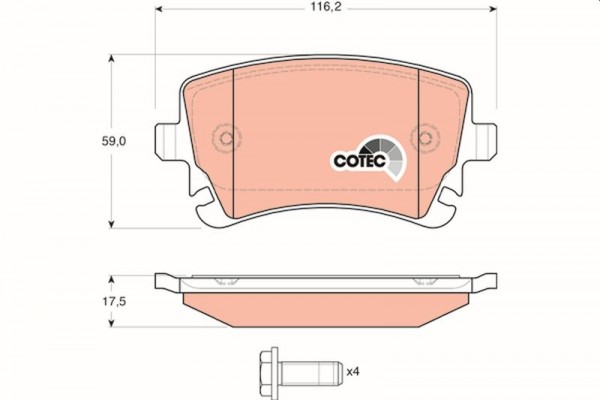 <br />
<b>Notice</b>:  Undefined index: brand_name in <b>/home/otopar10/public_html/store/product.php</b> on line <b>1790</b><br />
<br />
<b>Notice</b>:  Undefined index: category_name in <b>/home/otopar10/public_html/store/product.php</b> on line <b>1790</b><br />
 Fren Balatası Arka GDB1516 - Volkswagen A4 A6 A8 T5 T6 (2003-2020) -  