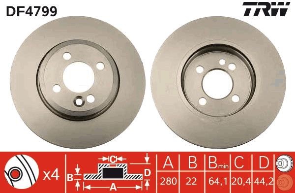 <br />
<b>Notice</b>:  Undefined index: brand_name in <b>/home/otopar10/public_html/store/product.php</b> on line <b>1790</b><br />
<br />
<b>Notice</b>:  Undefined index: category_name in <b>/home/otopar10/public_html/store/product.php</b> on line <b>1790</b><br />
 Fren Diski DF4799 - Mini R55 R56 R57 R58 R59 (2006-2016) -  