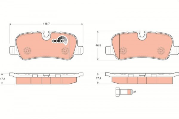 <br />
<b>Notice</b>:  Undefined index: brand_name in <b>/home/otopar10/public_html/store/product.php</b> on line <b>1790</b><br />
<br />
<b>Notice</b>:  Undefined index: category_name in <b>/home/otopar10/public_html/store/product.php</b> on line <b>1790</b><br />
 Fren Balatası GDB1632 - Land Rover (2004-2019) -  