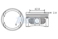 <br />
<b>Notice</b>:  Undefined index: brand_name in <b>/home/otopar10/public_html/store/product.php</b> on line <b>1790</b><br />
<br />
<b>Notice</b>:  Undefined index: category_name in <b>/home/otopar10/public_html/store/product.php</b> on line <b>1790</b><br />
 Piston 76,51mm 99562600 - Volkswagen A2, Polo (1996-) -  
