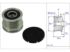 <br />
<b>Notice</b>:  Undefined index: brand_name in <b>/home/otopar10/public_html/store/product.php</b> on line <b>1790</b><br />
<br />
<b>Notice</b>:  Undefined index: category_name in <b>/home/otopar10/public_html/store/product.php</b> on line <b>1790</b><br />
Alternatör Kasnağı 535001510 - Mercedes-Benz 202 210 638 901 902 903 904 (1998-) -  