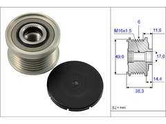 <br />
<b>Notice</b>:  Undefined index: brand_name in <b>/home/otopar10/public_html/store/product.php</b> on line <b>1790</b><br />
<br />
<b>Notice</b>:  Undefined index: category_name in <b>/home/otopar10/public_html/store/product.php</b> on line <b>1790</b><br />
Alternatör Kasnağı 535012710 - BMW E46 (2001-) -  