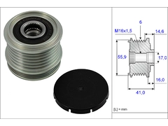 <br />
<b>Notice</b>:  Undefined index: brand_name in <b>/home/otopar10/public_html/store/product.php</b> on line <b>1790</b><br />
<br />
<b>Notice</b>:  Undefined index: category_name in <b>/home/otopar10/public_html/store/product.php</b> on line <b>1790</b><br />
Alternatör Kasnağı 535001010 - Volkswagen Golf 4, Bora, Audi A3, Seat Toledo (1997-2004) -  