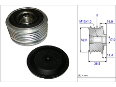 <br />
<b>Notice</b>:  Undefined index: brand_name in <b>/home/otopar10/public_html/store/product.php</b> on line <b>1790</b><br />
<br />
<b>Notice</b>:  Undefined index: category_name in <b>/home/otopar10/public_html/store/product.php</b> on line <b>1790</b><br />
Alternatör Kasnağı 535012910 - Mercedes-Benz W169 245 (2004-2012) -  