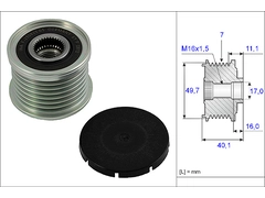 <br />
<b>Notice</b>:  Undefined index: brand_name in <b>/home/otopar10/public_html/store/product.php</b> on line <b>1790</b><br />
<br />
<b>Notice</b>:  Undefined index: category_name in <b>/home/otopar10/public_html/store/product.php</b> on line <b>1790</b><br />
Alternatör Kasnağı 535002110 - Mercedes-Benz 211 220 463 (2000-) -  