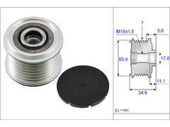 <br />
<b>Notice</b>:  Undefined index: brand_name in <b>/home/otopar10/public_html/store/product.php</b> on line <b>1790</b><br />
<br />
<b>Notice</b>:  Undefined index: category_name in <b>/home/otopar10/public_html/store/product.php</b> on line <b>1790</b><br />
Alternatör Kasnağı 535008310 - VW Touareg, Audi Q7 (2002+) -  