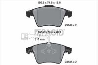 <br />
<b>Notice</b>:  Undefined index: brand_name in <b>/home/otopar10/public_html/store/product.php</b> on line <b>1790</b><br />
<br />
<b>Notice</b>:  Undefined index: category_name in <b>/home/otopar10/public_html/store/product.php</b> on line <b>1790</b><br />
Fren Balatası BRO-P85090 - Volkswagen Touareg (2003-2011) -  