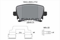 <br />
<b>Notice</b>:  Undefined index: brand_name in <b>/home/otopar10/public_html/store/product.php</b> on line <b>1790</b><br />
<br />
<b>Notice</b>:  Undefined index: category_name in <b>/home/otopar10/public_html/store/product.php</b> on line <b>1790</b><br />
Fren Balatası Arka P85095 - Audi A3 A4 TT, VW Golf 5-6 Passat (2003-2017) -  