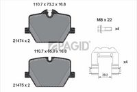 Fren Balatası Ön 34206888835 - BMW G20 G21 G23 G26 Z4 G29 G42 (2017-)
