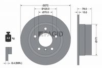 Fren Diski 34216758553 - E36 M42/M44 (1993-1999)