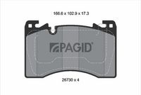 Fren Balatası LR157388 - Land Rover Range Rover Sport II-III-V-IV (19-)
