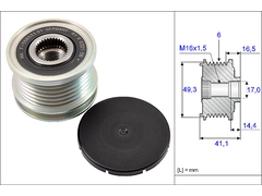 V Kayış Gergi Rulmanı 12317576515 - R56 W11B16 Motor (2002-2008)