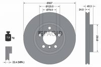 Fren Diski 34119811538 - Mini Countryman Paceman R60-61 (2010-2016)