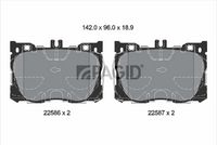 Fren Balatası A0004207900 - Mercedes-Benz 205-213-238-X253 (2015-)