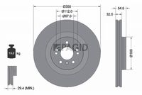 Fren Diski Ön A1644210512 - Mercedes-Benz W164-251 (2006-2011)