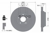 Fren Diski A2214231212 - Mercedes-Benz S-Serisi W221 (2008-) - TEXTAR 