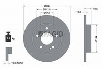 Fren Diski A1684210112 - Mercedes-Benz A-Serisi W168 (1997-2004)