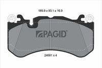Fren Balatası A0064206720 - AMG 4MATIC (2011-) - Ferodo 