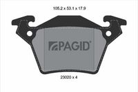 Fren Balatası A0034200220 - Vito 638 611 Motor (2000-2003)
