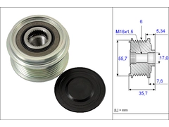 Alternatör Kasnağı A6041500560 - Vito Captiva M601 Motor (96-)