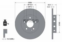 Fren Diski A2024210212 - Mercedes-Benz C-Serisi W202 (1993-2000) - MANDO 