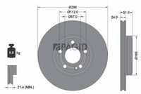 Fren Diski A2474210312 - 608-282 Motor (2018-)