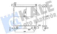 Su Radyatörü A1245005603 - Mercedes-Benz W124 M111 Motor (1993-1995)