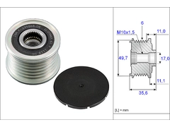 Alternatör Kasnağı A6460500260 - Mercedes-Benz W203-209-211 (2002-2011)