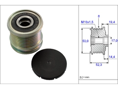 Alternatör Kasnağı A6421500760 - 642 Motor (2006-2011)