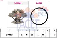 Termostat A0012039075 - Evobus, Ford, MAN, Mercedes-Benz, Neoplan, Setra - FEBI 