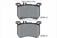 Fren Balatası A0084200120 - 276-642 Motor (2013-) - FEBI 