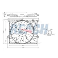 Radyatör Fanı A1645000093 - 273-642 Motor (2006-2012)