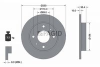 Fren Diski A4544200072 - Smart Forfour 454 (2004-2006)