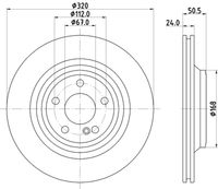 Fren Diski A0004231412 - Mercedes-Benz R-Class R231 (2012-2016)