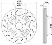 Fren Diski A0004231512 - Mercedes-Benz R Serisi R231 (2012-2016)