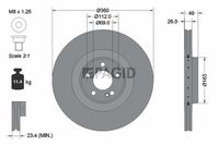 Fren Diski A0004231712 - GLC253 CLS257 256 Motor (2014-)