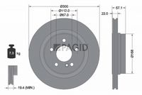 Fren Diski A2044230712 - Mercedes-Benz (2007-2013) - BSG 