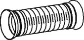 Egzoz Esnek Boru 6204900465 - Mercedes-Benz MK, NG, O 301, O 402, SK