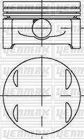Piston + Segman A1110309017 - Mercedes-Benz W124/W202/W208/W210 M111 (1993-2000)