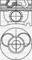 Piston + Segman A6020301017 - OM602 Motor (1994-1995)